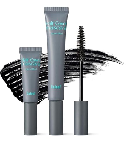 Amazon | 【DALEAF】GLAM 白髪カバーヘアマスカラブラック 16g (Dark